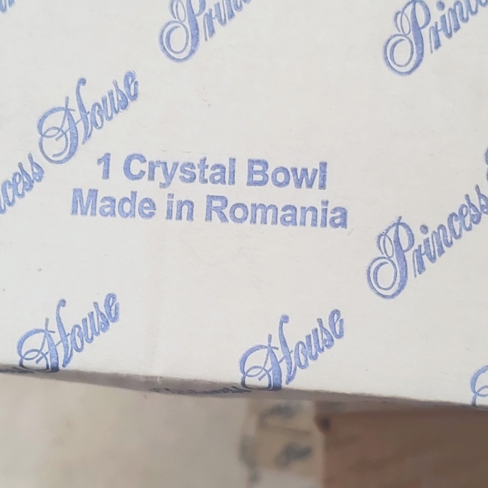 Princess House crystal bowl